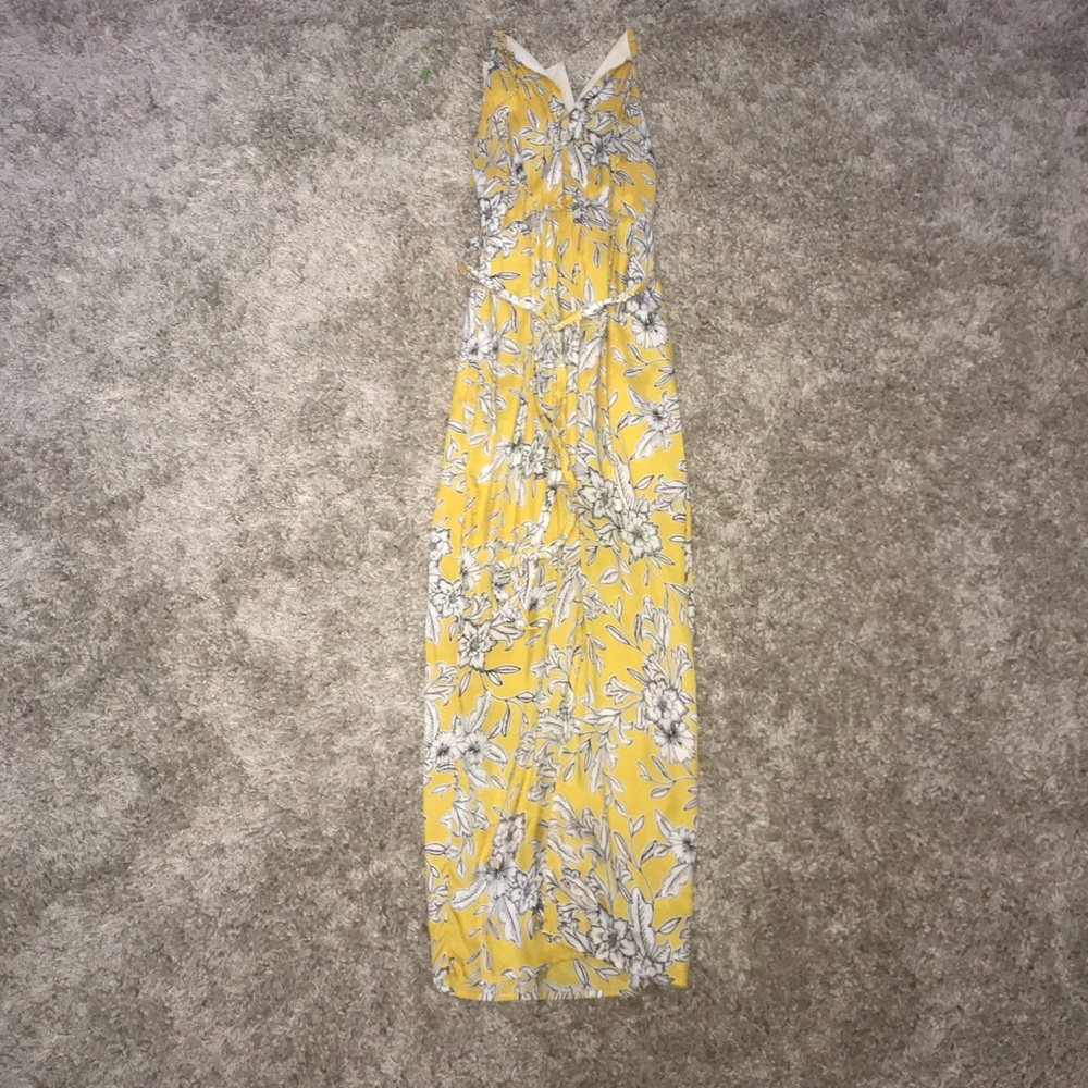 Bardot yellow, maxi dress